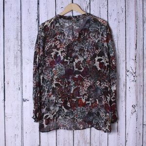 Lucky Brand Peasant Top Size M